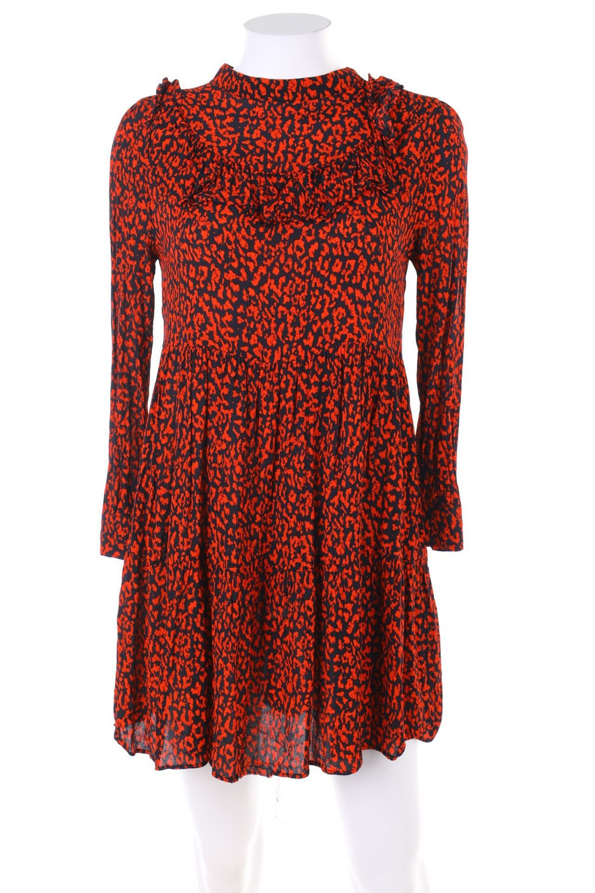 ZARA WOMAN - Minikleid mit Volants - XS