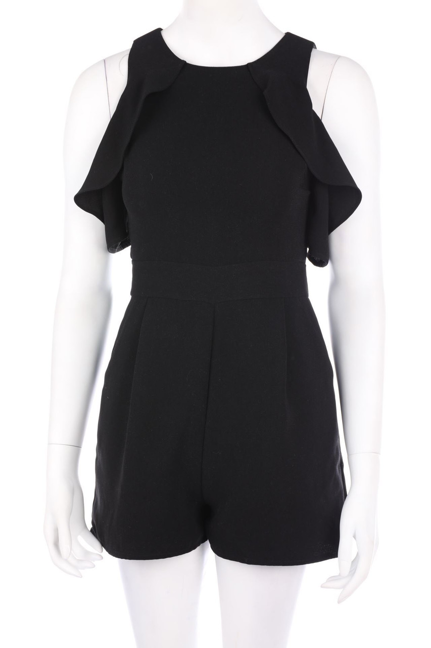 miami - Cold-Shoulder-dress with Volants - XS