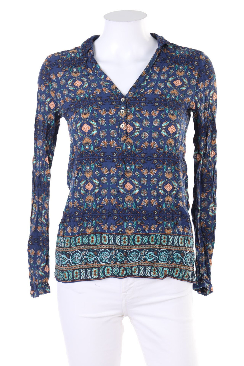 ESPRIT - Hemd-Bluse mit Ethno-Print - D 34