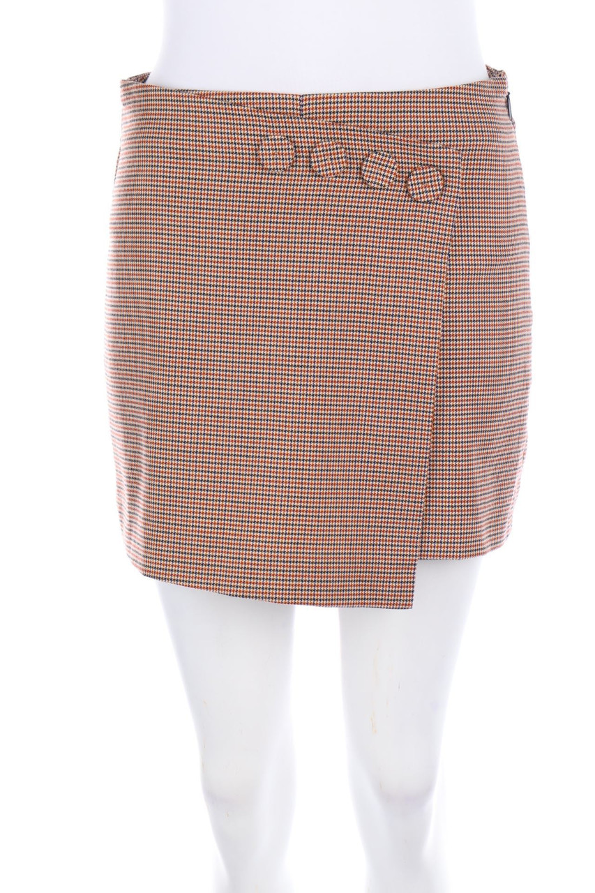MANGO SUIT - Skort with Houndstooth Pattern - D 36
