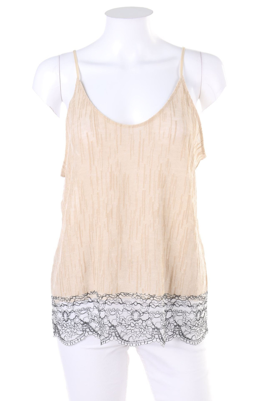 MANGO SUIT - Top mit Spitze - M