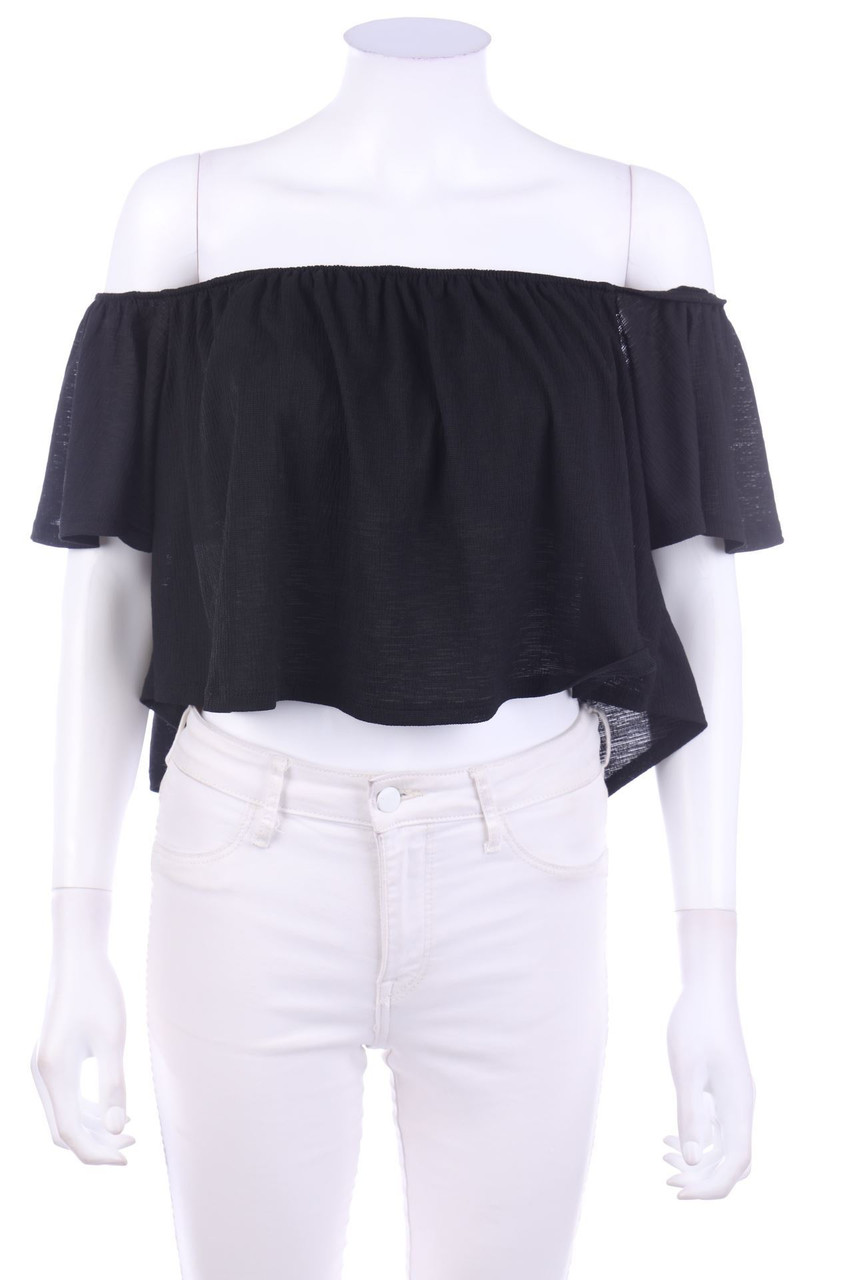 Bershka - Off-the-shoulder blouse with Ruffles - S