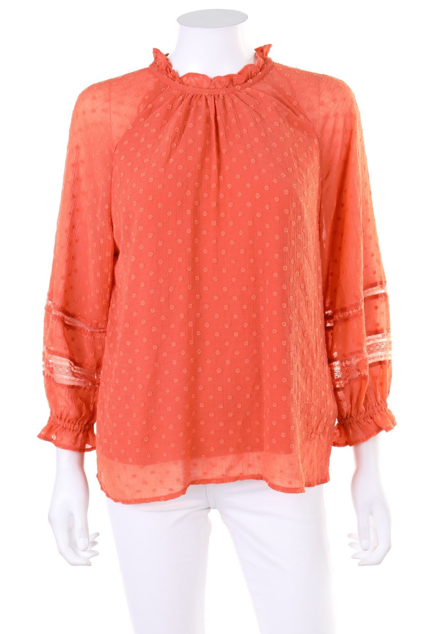 CLOCKHOUSE by C&A - Bluse im Boho-Stil mit Spitze - D 42