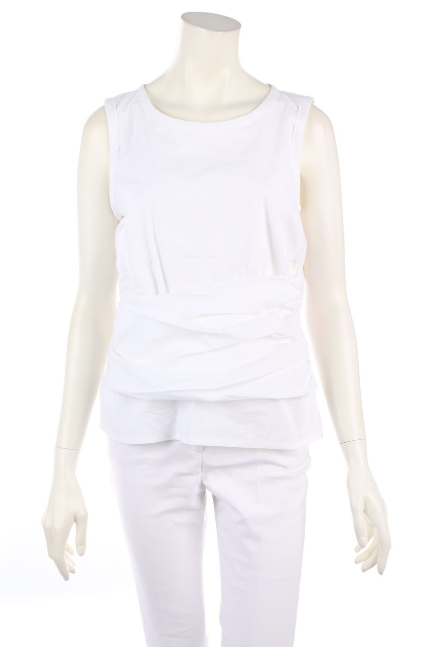 JOSEPH JANARD - Blouse Top with Draping - D 42