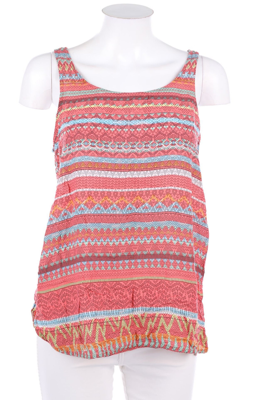 Q/S designed by s.Oliver - Blouse Top with Ethno Print - D 38