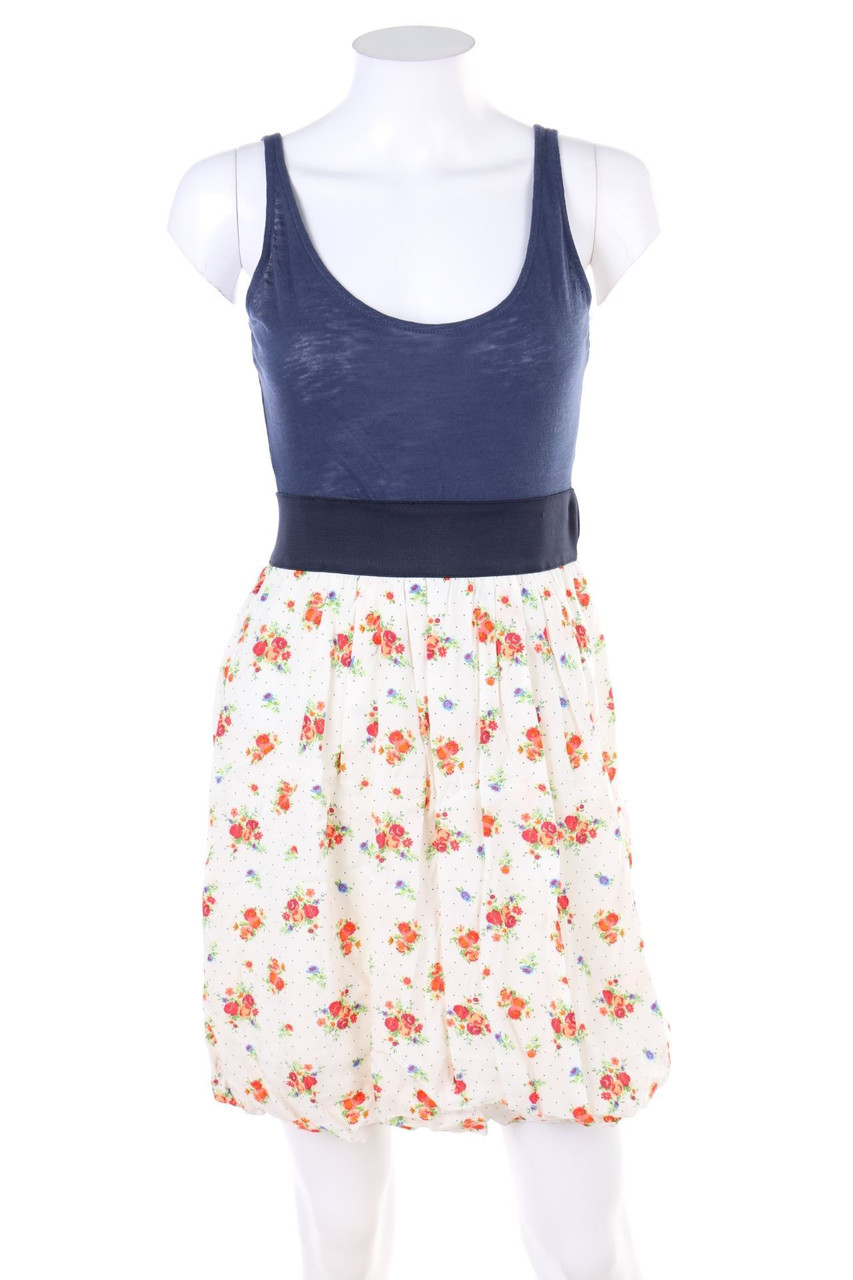 ZARA - dress with Flower Print - L