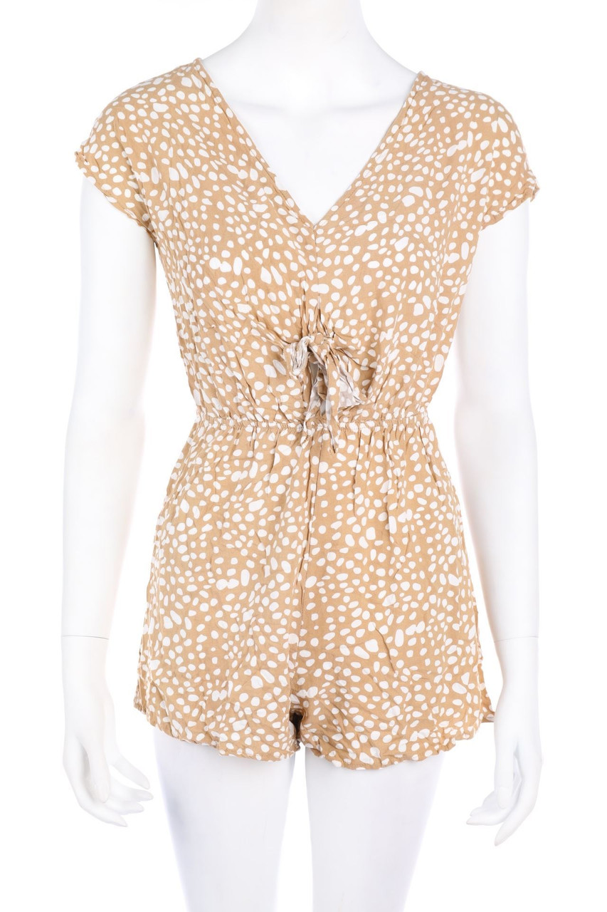 Simplee - Polka Dot-dress with Bow - M