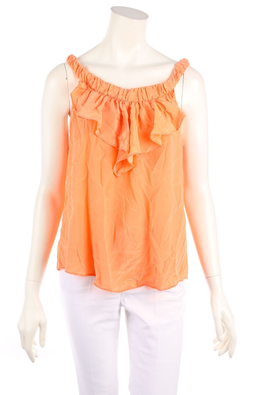 ANNA STUDIO - Silk Blouse with Volants - D 36