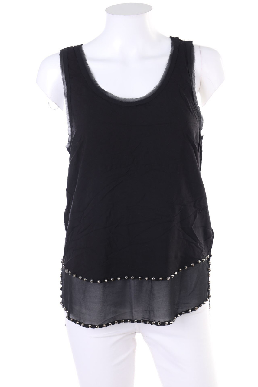 H&M - Blusentop mit Perlen - D 34