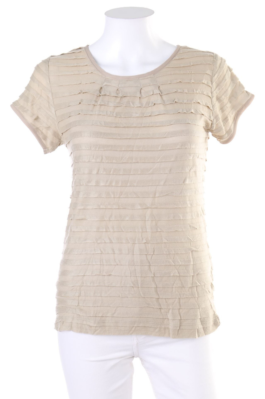 DANIEL HECHTER PARIS - Kurzarm-Shirt mit Streifen - D 34