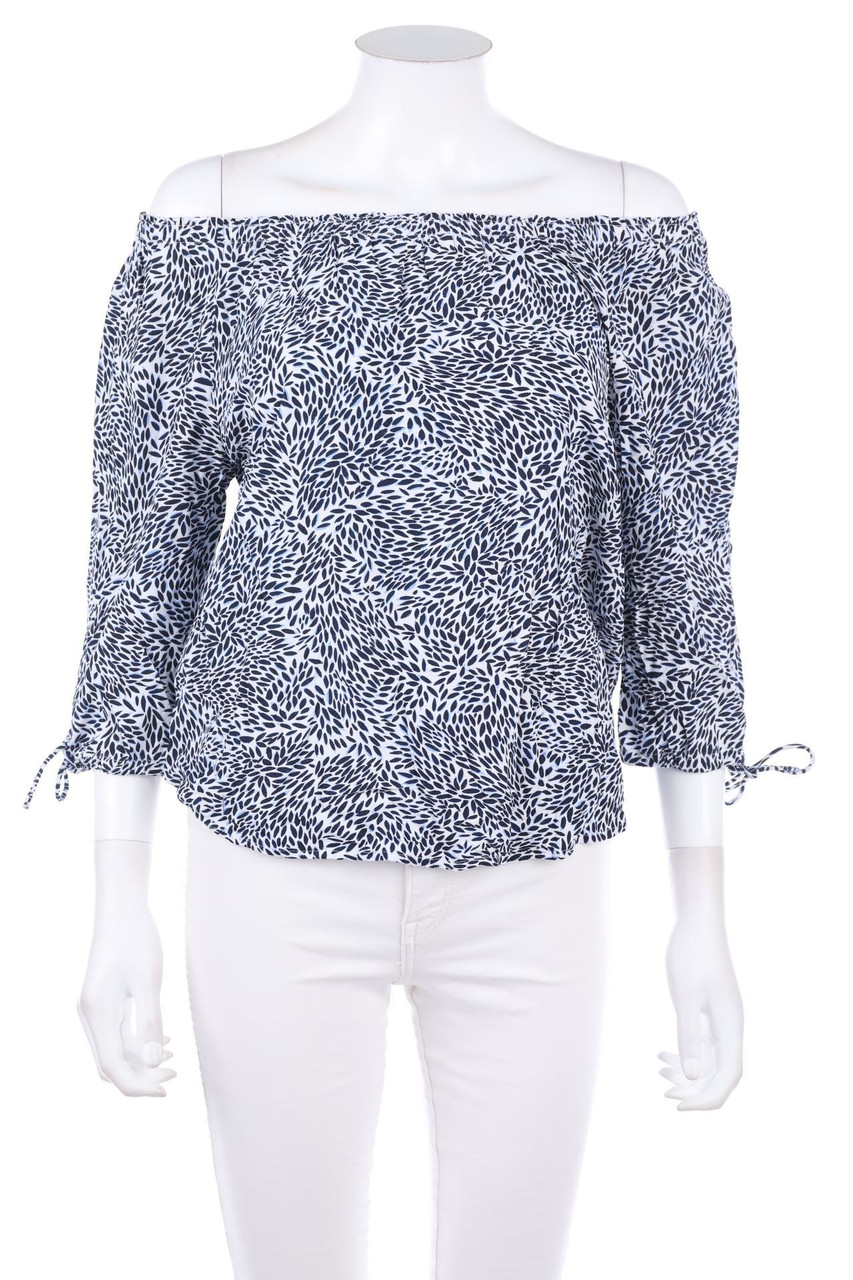 Street One - Carmen-Longsleeve-Shirt mit Print - D 38