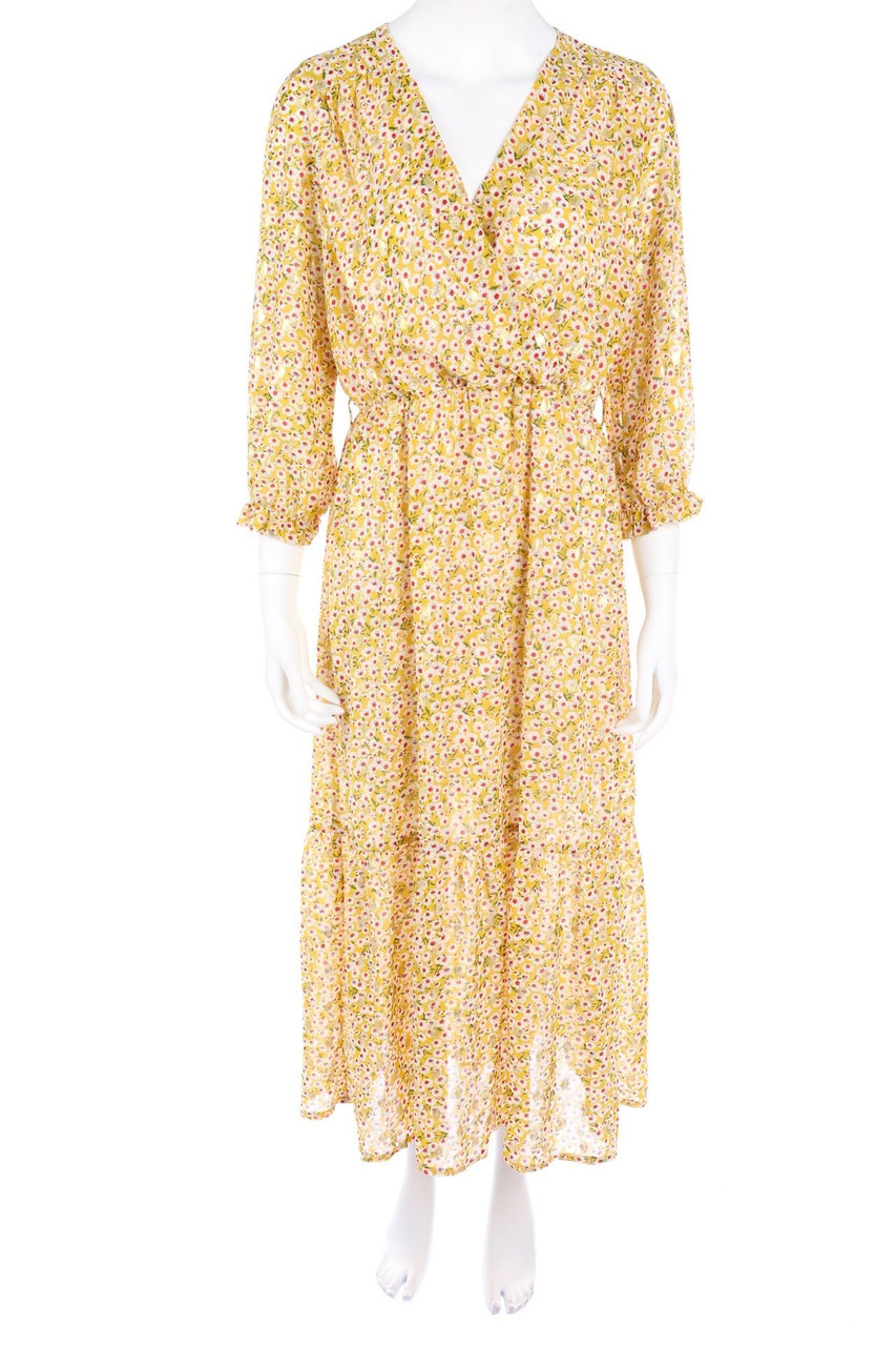 Lili & Lala - Maxi Dress with Flower Print with Glitter - S