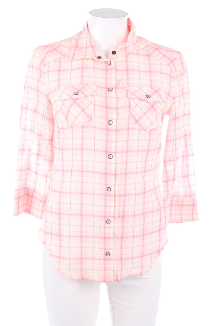 COPPER KEY - Shirt Blouse with Patch Pockets - M