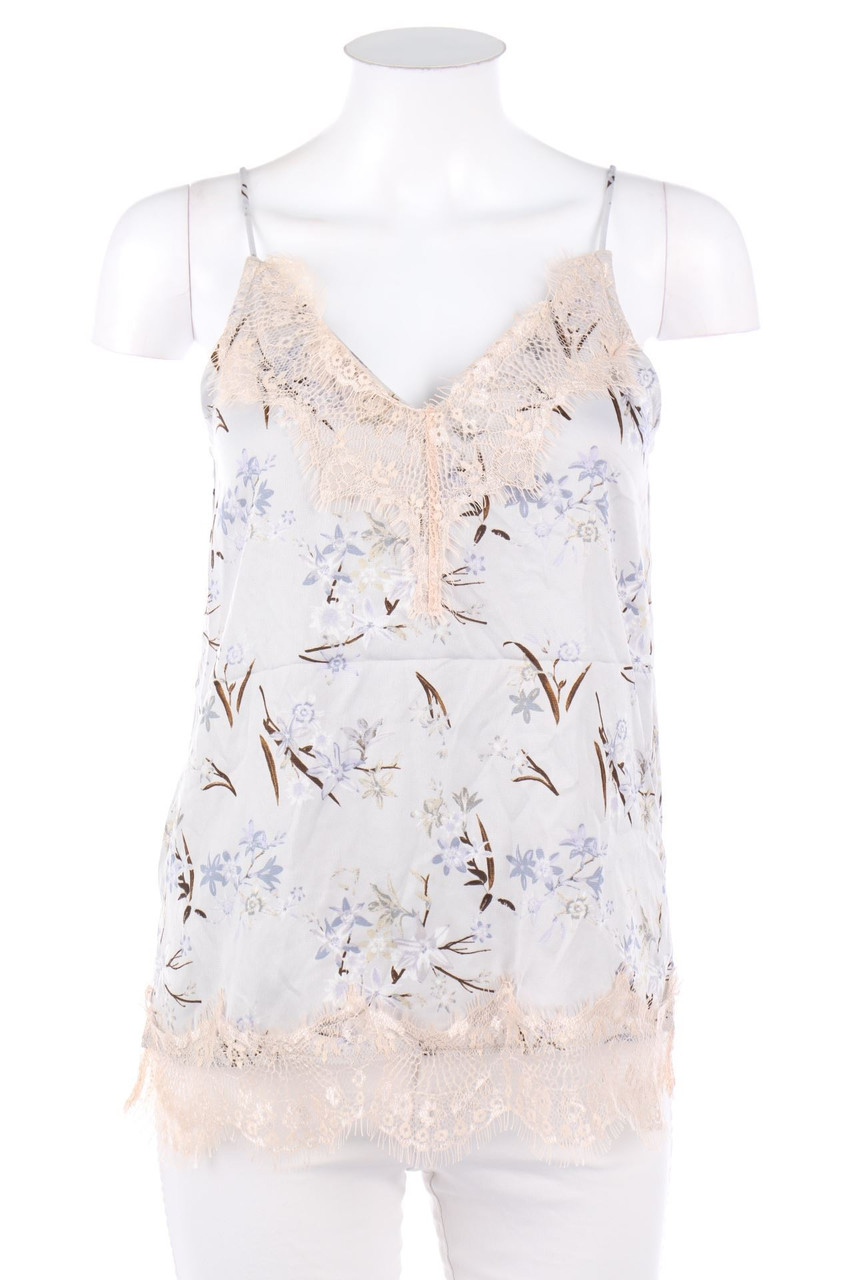 TOPSHOP - Strap-A-line Top with floral print - D 32