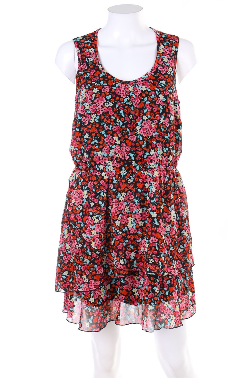 bonprix collection - Volants-Kleid mit Blumen-Print - D 38