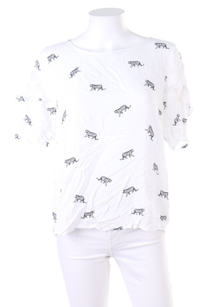 Street One - Print-Kurzarm-Bluse - D 38