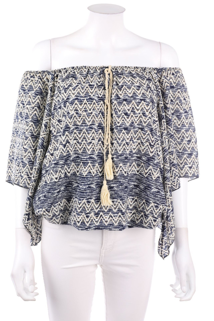 No Label - Off-the-shoulder blouse with Tassels - ONE SIZE