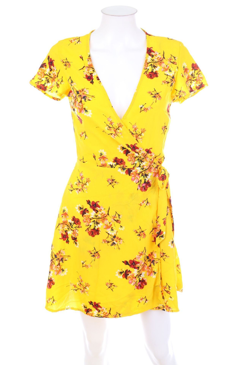 H&M DIVIDED - Wickelkleid mit Blumen-Print - D 34