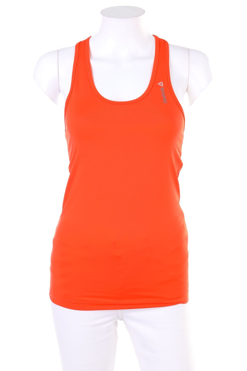 Reebok - Racerback-Top mit Logo-Print - S