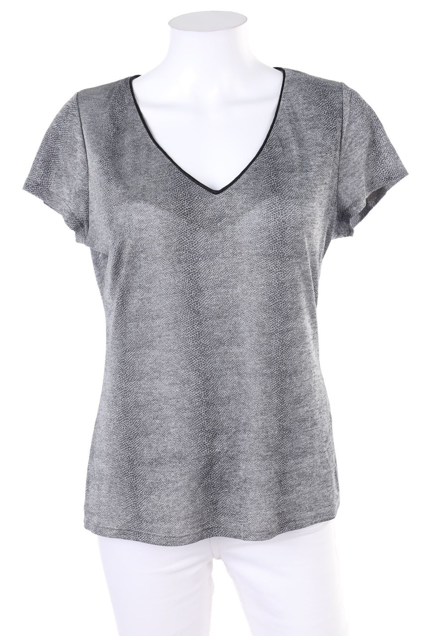 MORGAN - Shortsleeve-Shirt with Print - M