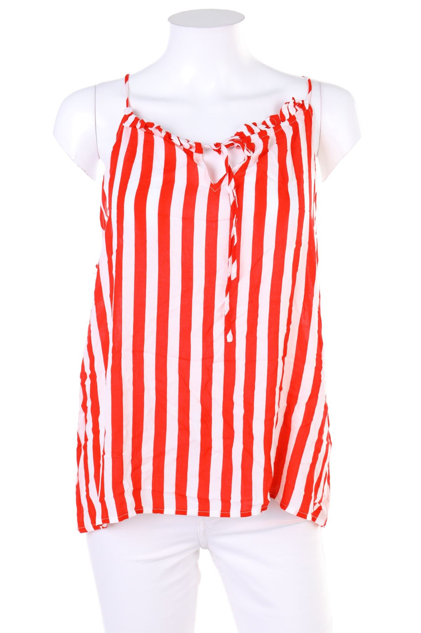 No Label - Blouse Top with Stripes - D 44