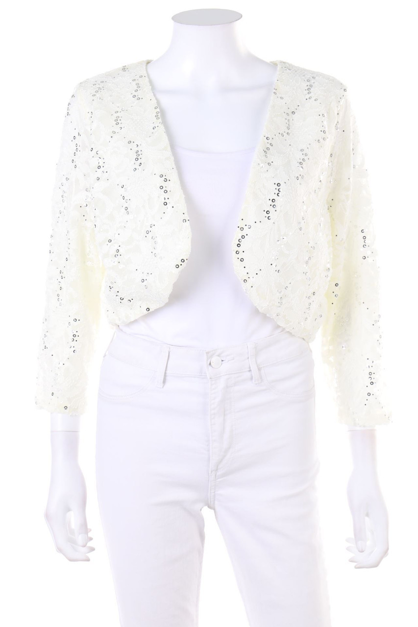 BODYFLIRT - Jacke aus Spitze mit Pailletten - D 44-46