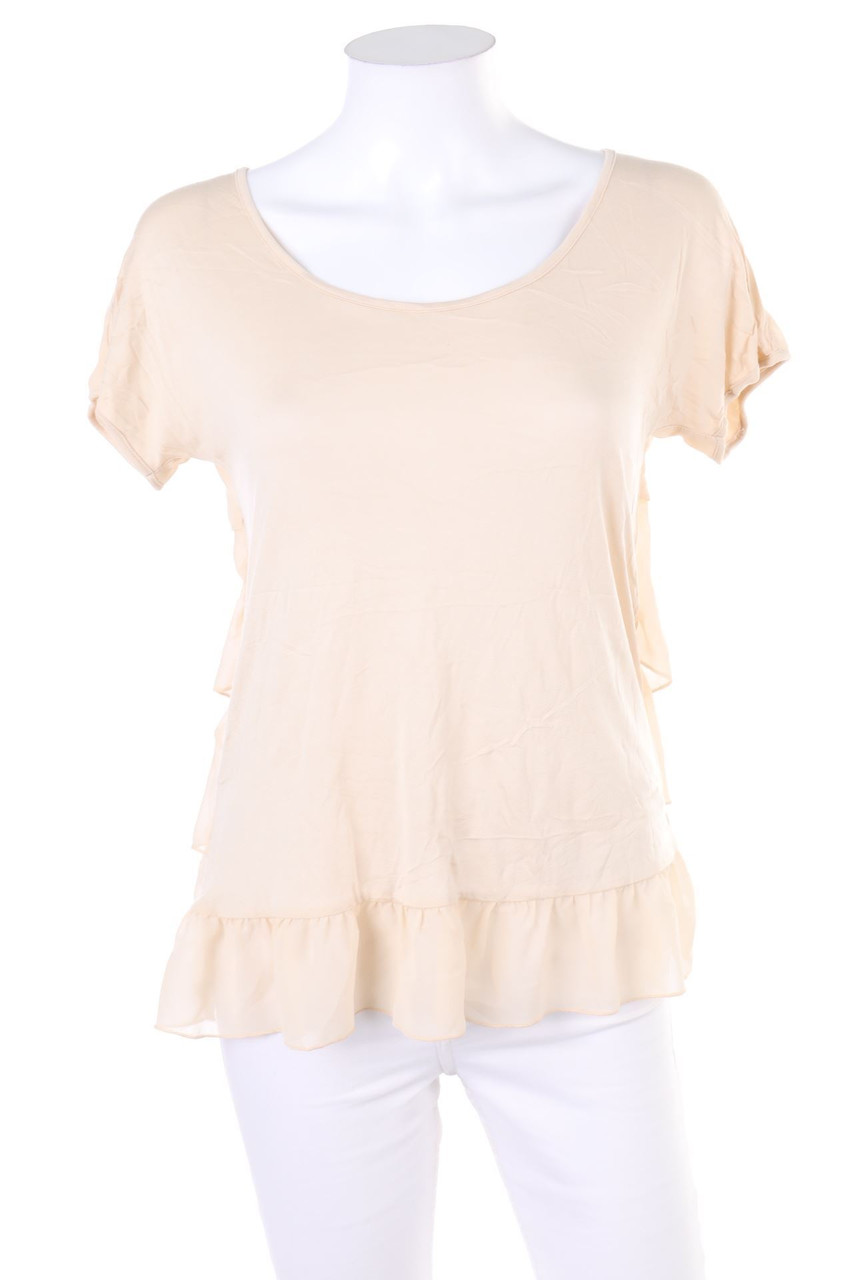 intimissimi - Kurzarm-Shirt mit Volants - D 40