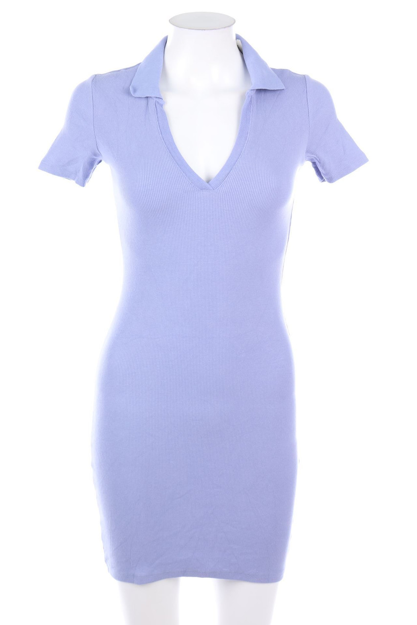 ZARA - Stretch-Dress with Collar - S