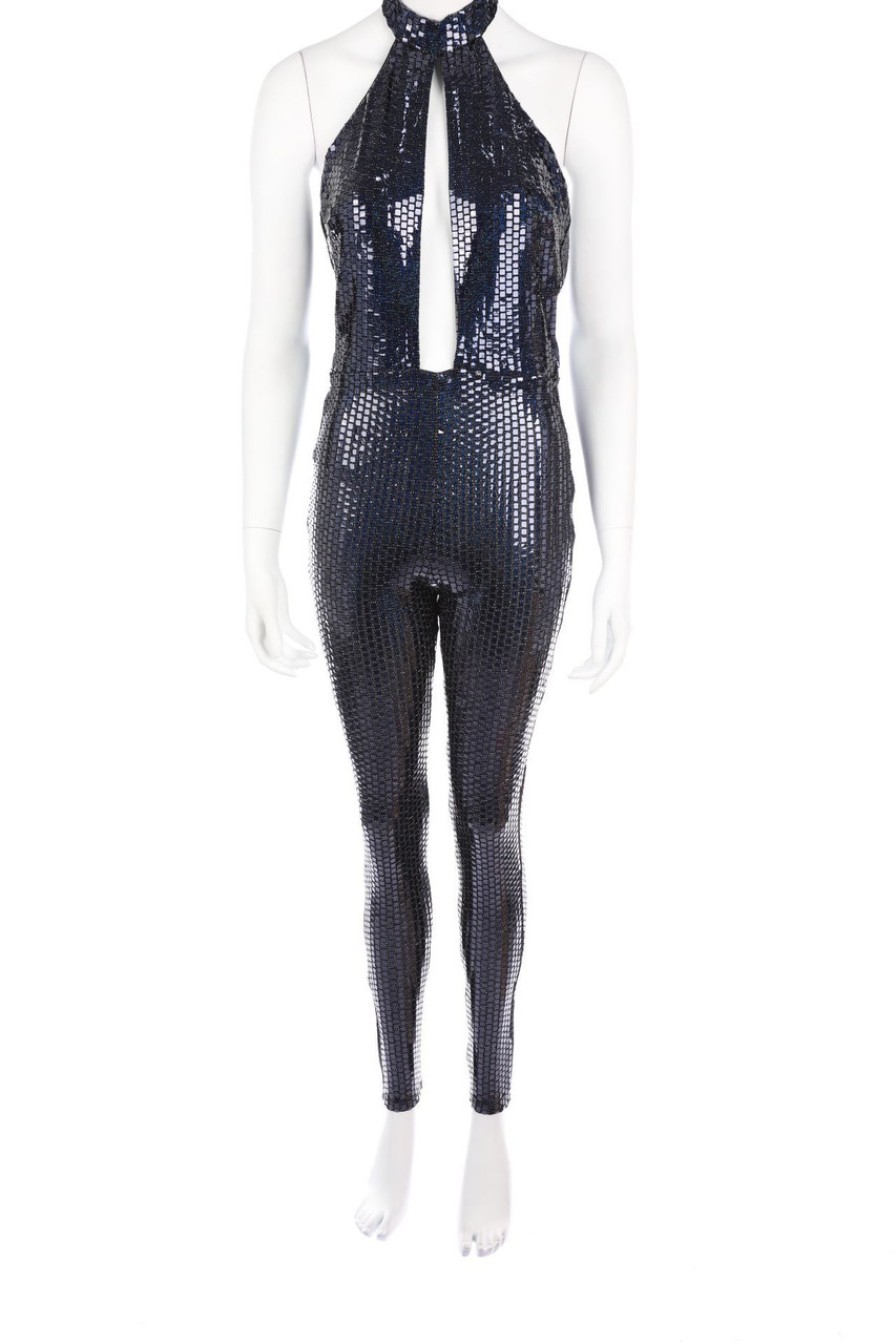 The Label - Jumpsuit with Metallic Effect - D 36