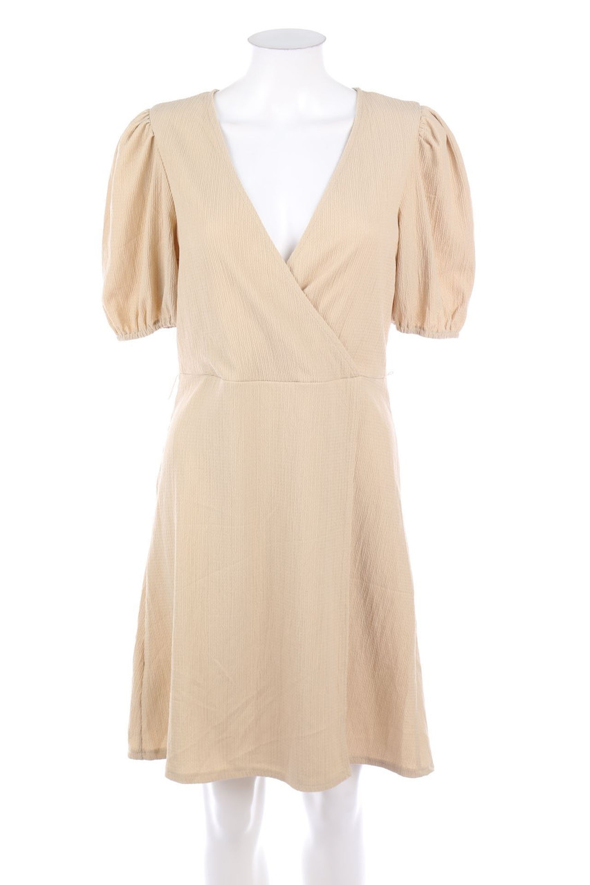 MANGO - Kleid mit Puffärmeln - M