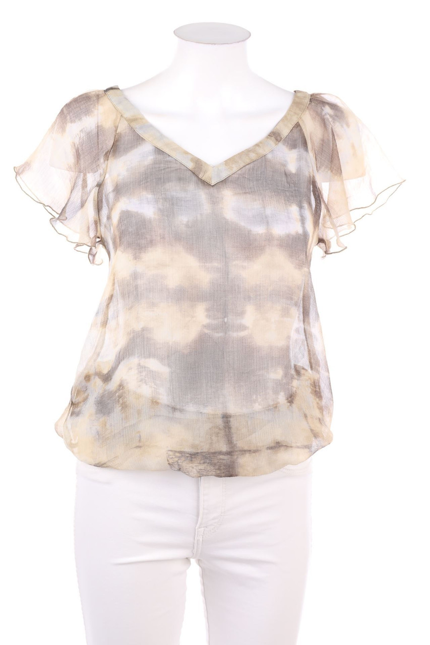 Pimkie - Kurzarm-Bluse mit Print - S