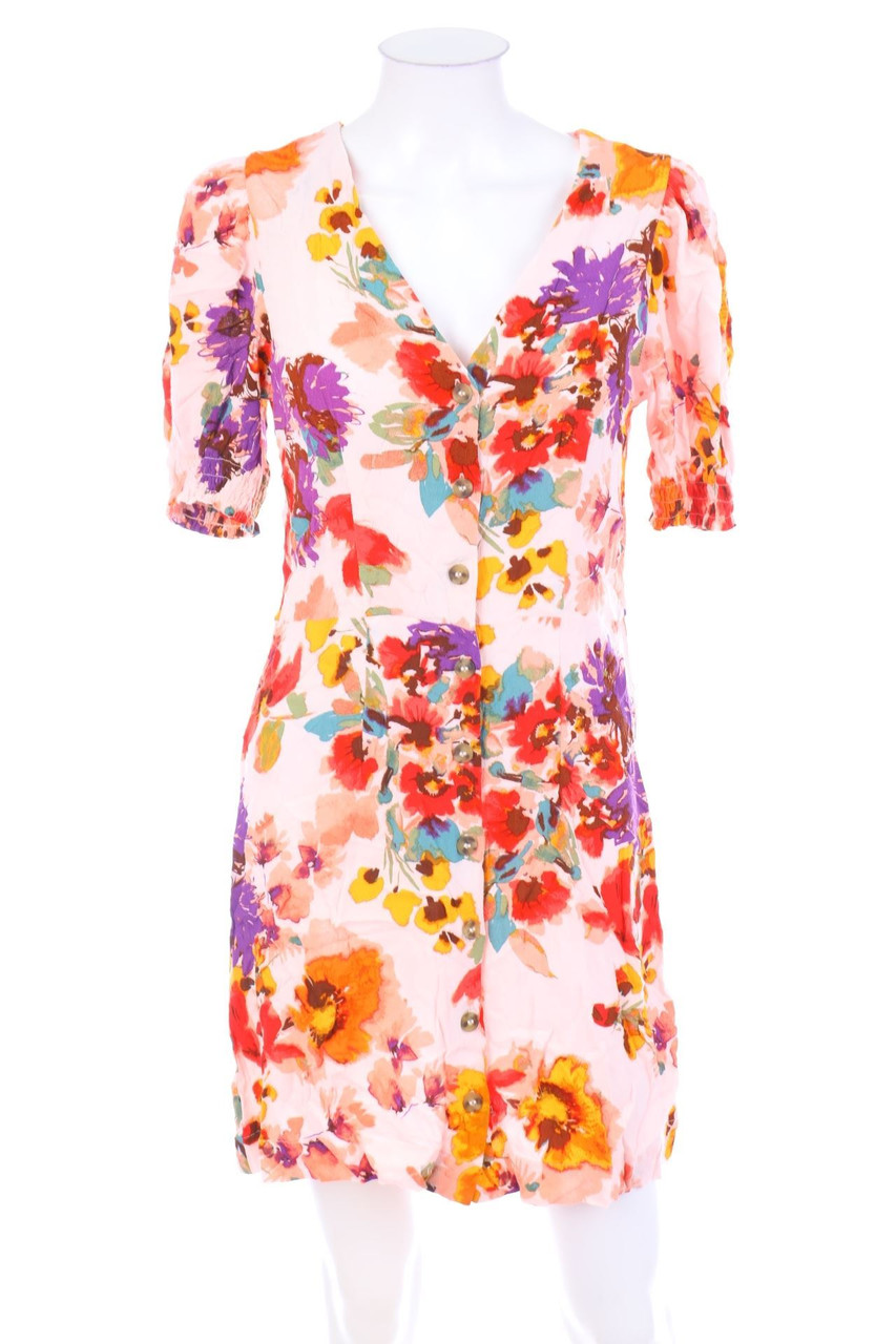 H&M - Kleid mit Blumen-Print - D 38