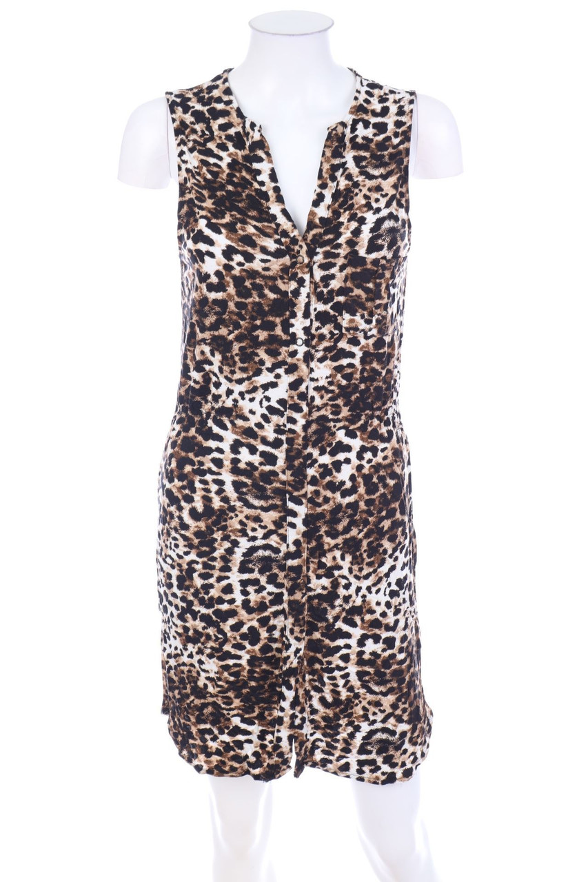 H&M - Kleid mit Leo-Print - S