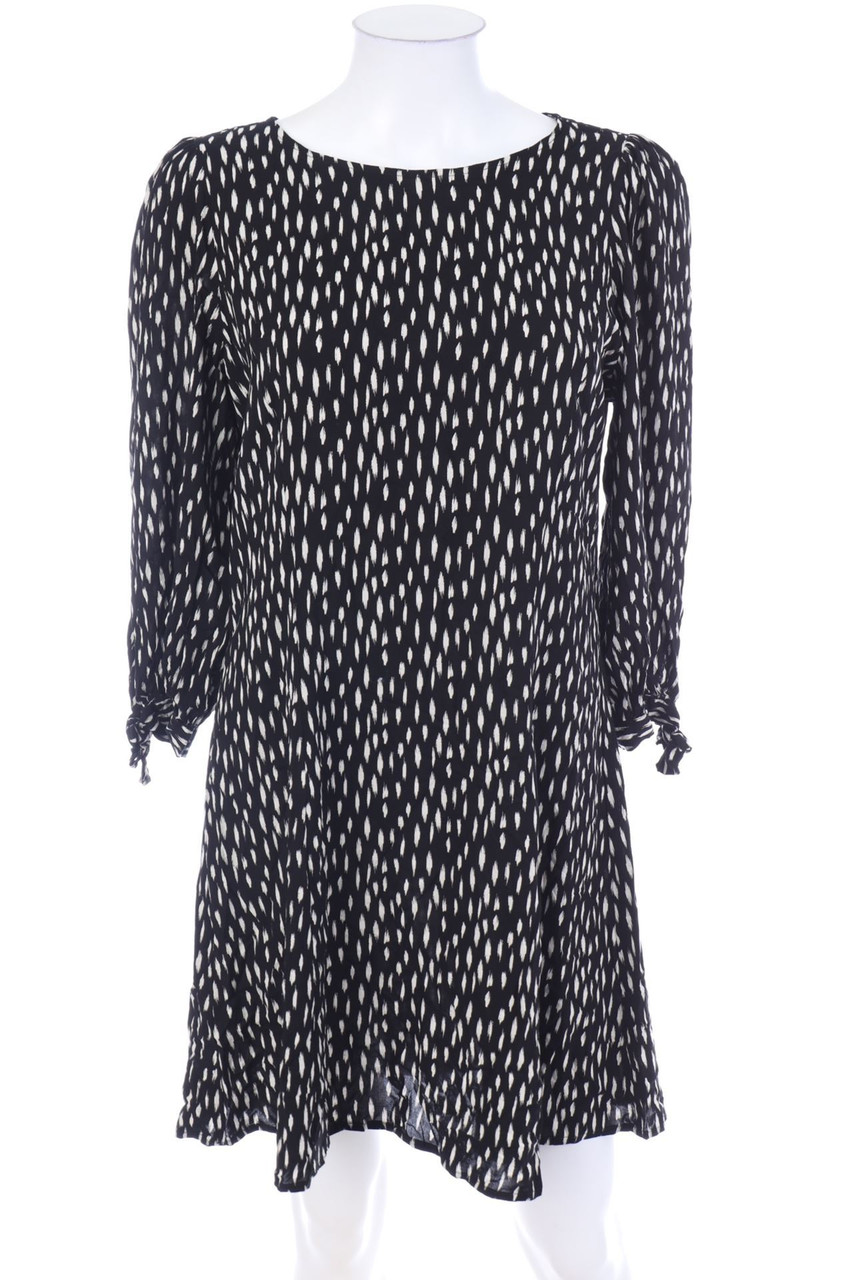 VELVET BY GRAHAM & SPENCER - Print-Dress, Viscose with 3/4-Sleeves - M