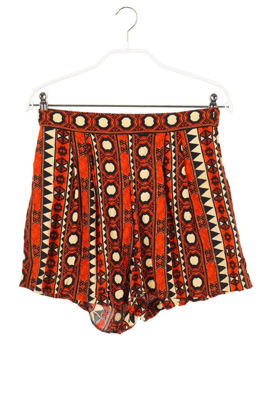 H&M - Muster-Shorts aus Viskose mit Gummizug - D 36