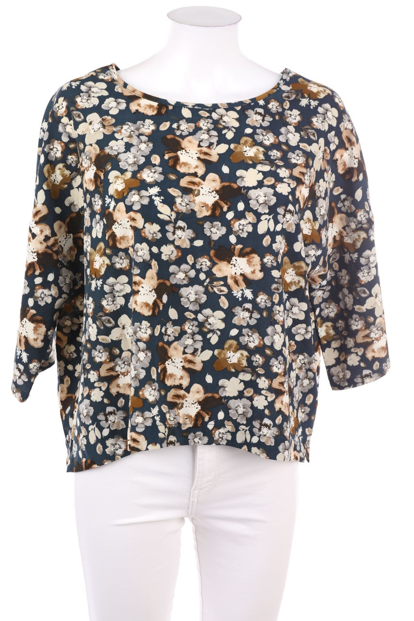 Stradivarius - Blouse with Flower Print - L