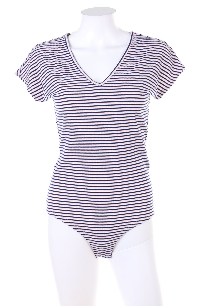 JEAN PASCALE - Body mit Streifen - XS