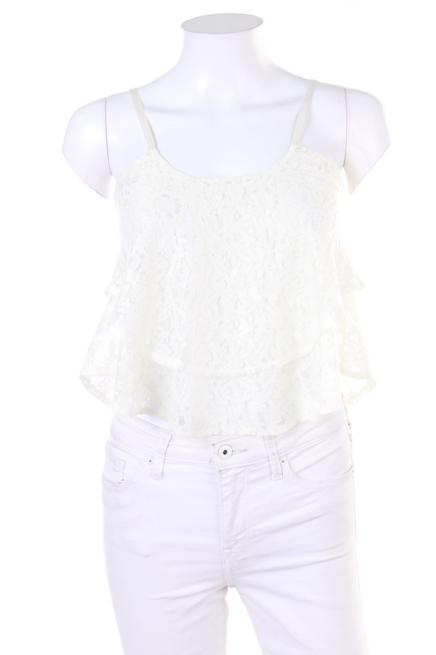 No Label - Lace-A-line Top, Layer Look - D 32