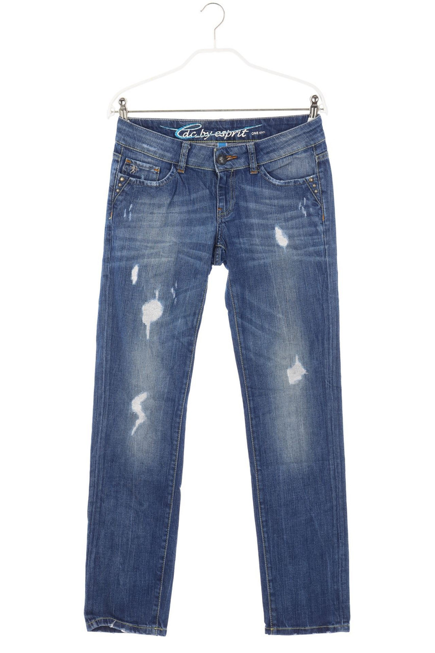 ESPRIT de corp - Distressed Slim Jeans - W28