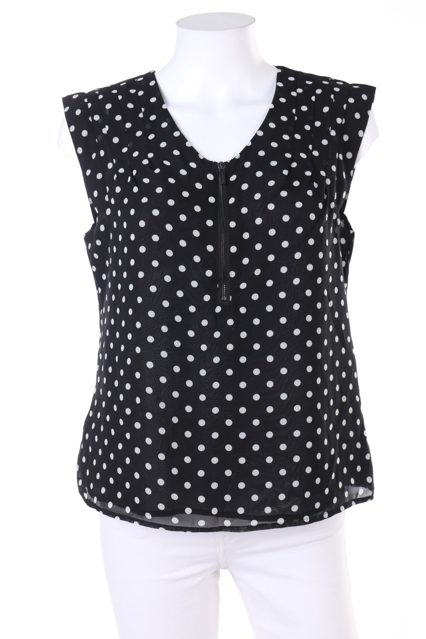 MORGAN - Blouse Top with Zipper Closure - D 40