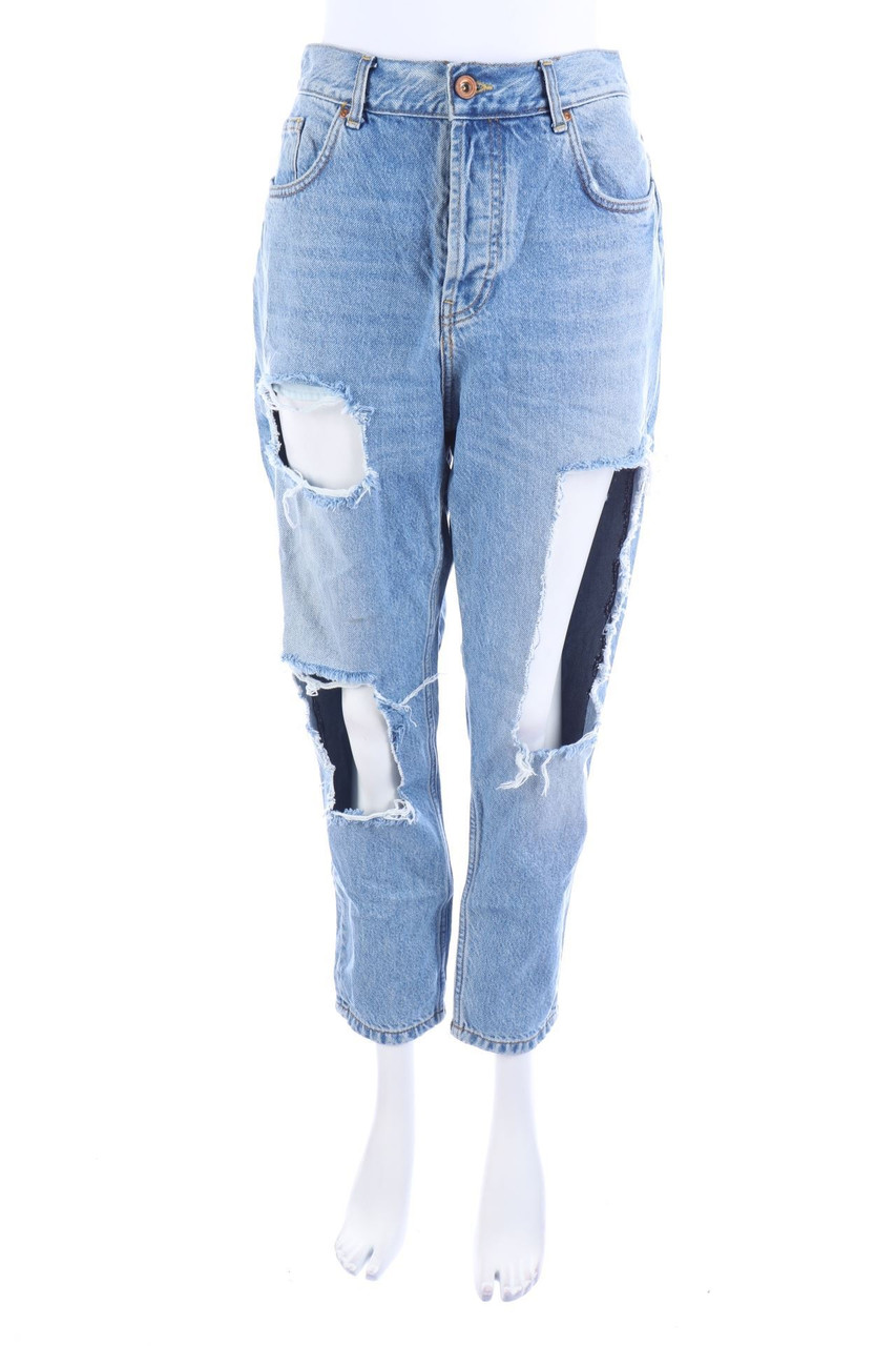 ZARA - Destroyed Skinny-Jeans - D 44