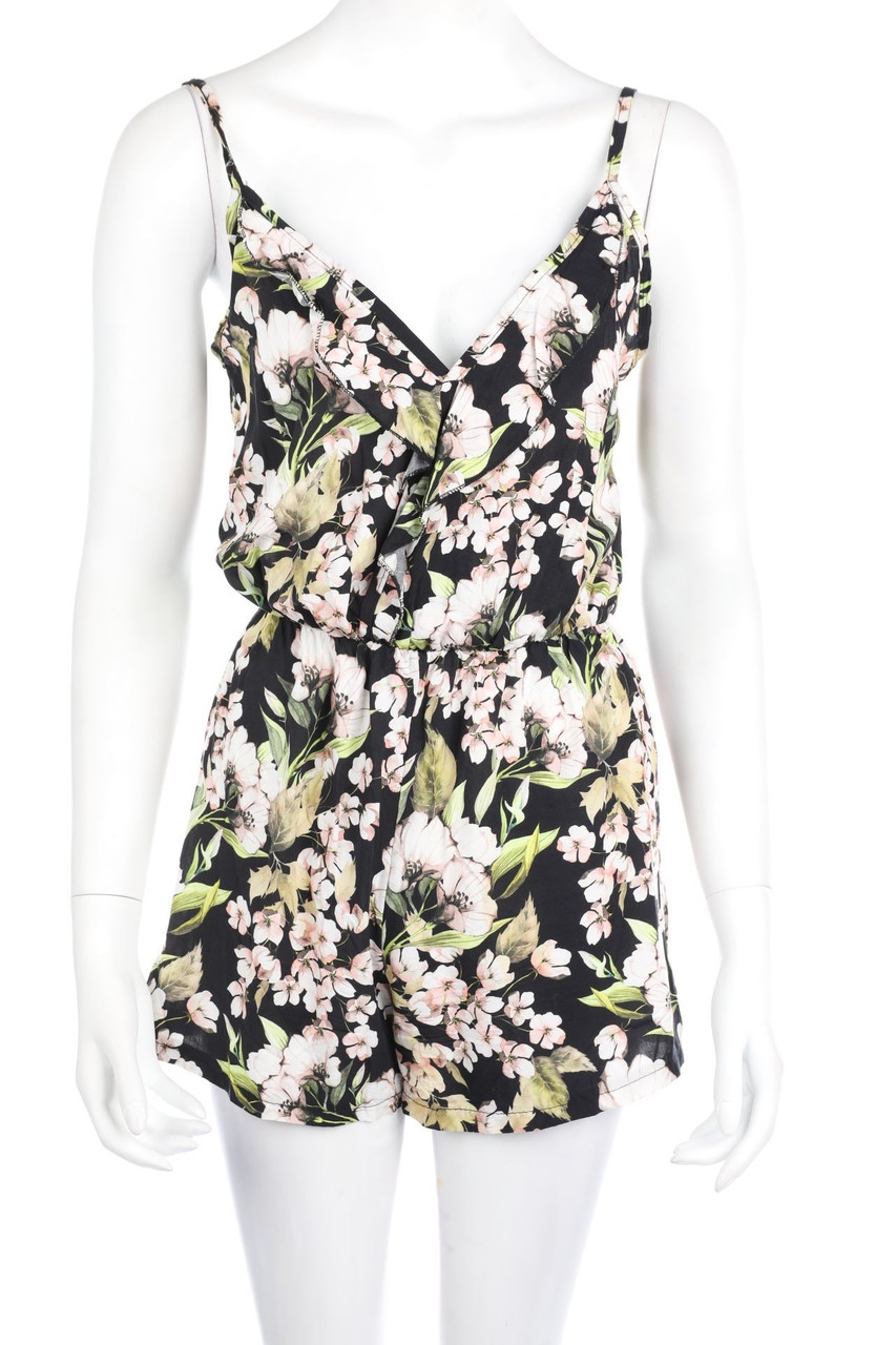 zebra - dress with Flower Print - S