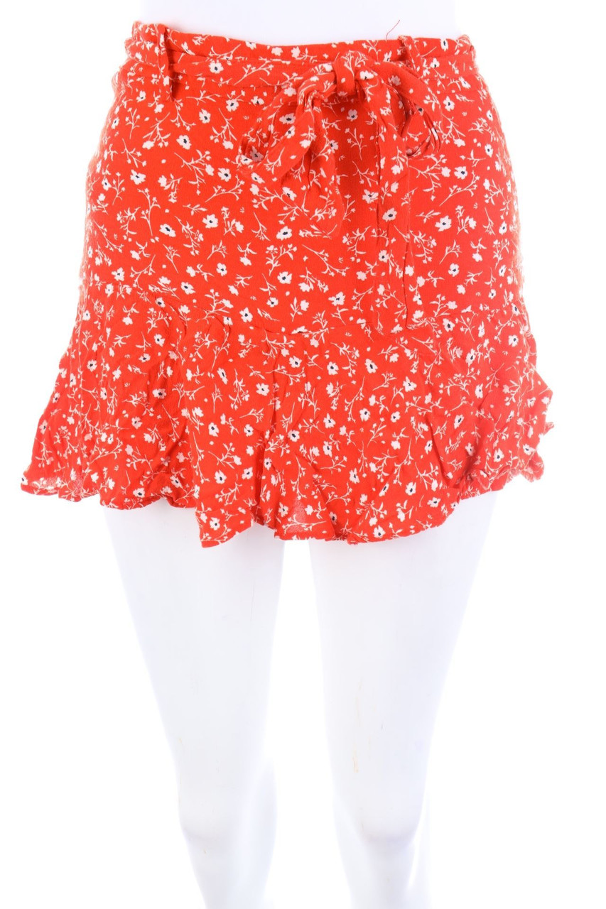 ZARA - Skort with Flower Print - S