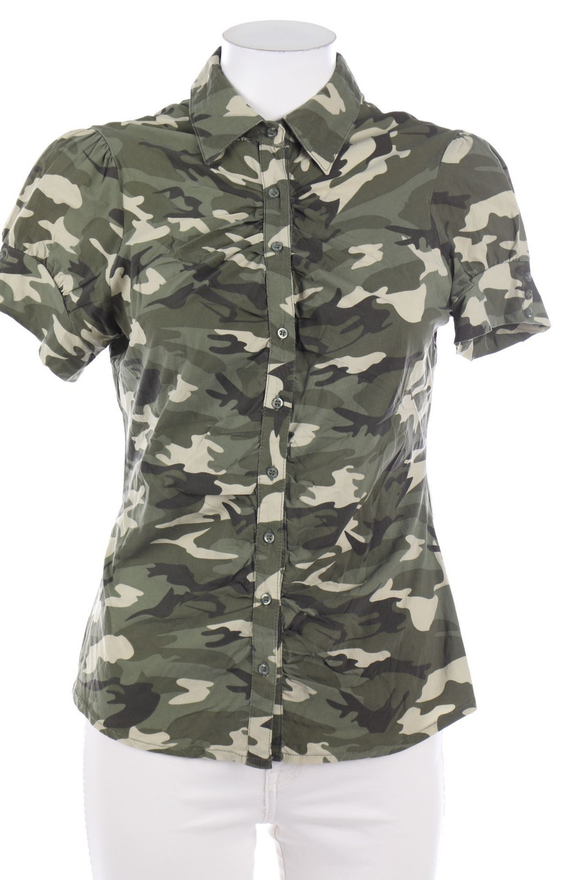 NUNA LIE - Hemd-Bluse mit kurzem Ärmel - XL