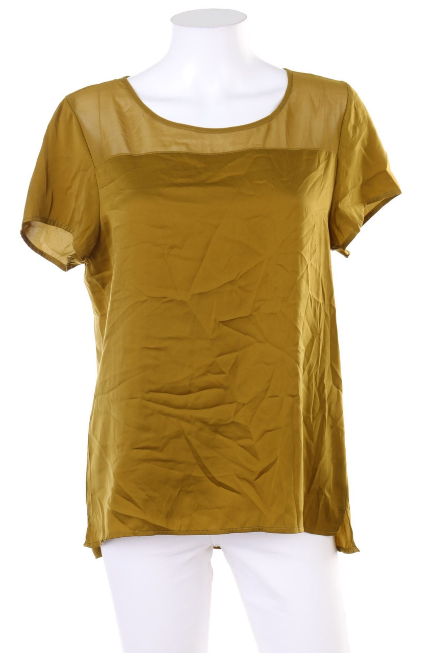 zebra - Shortsleeve Blouse with Chiffon - M