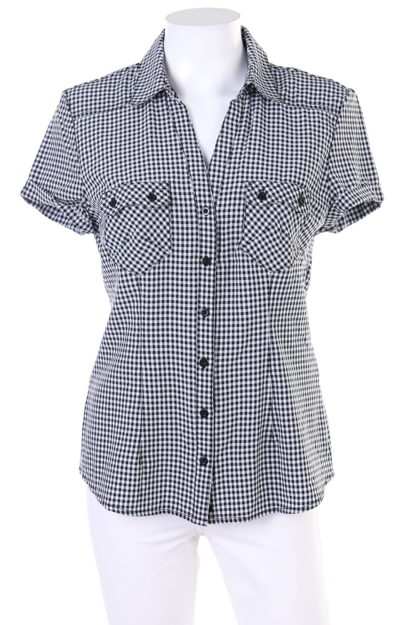 BERSHKA collection - Checked Shirt Blouse - L