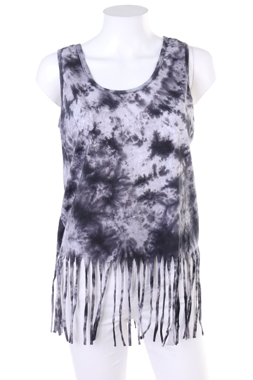 SALLY & CIRCLE - Top with Fringes - L