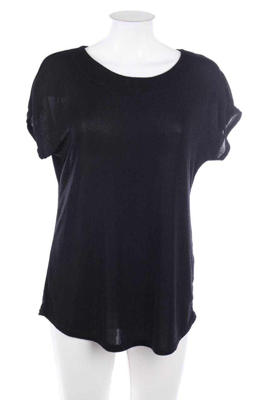 No Label - Shortsleeve Blouse with Glitter - M