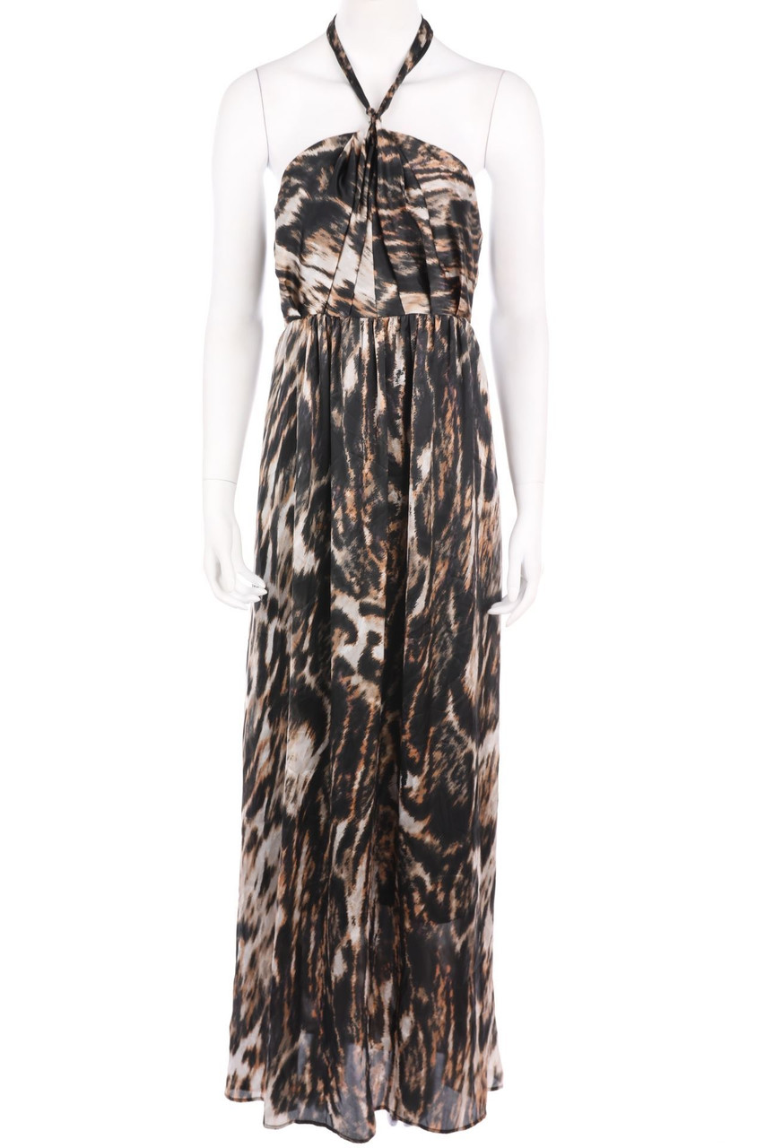 H&M - Bandeau-Print-Maxi-Kleid zum Knoten - D 40