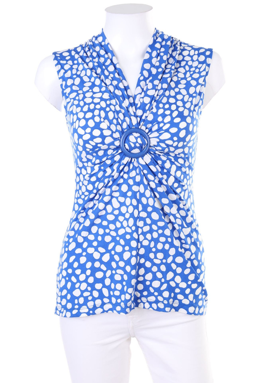 No Label - Blouse Top with Print - XS